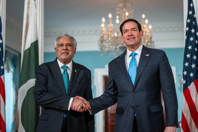 May 29, 2026, Washington, Dc, United States: Secretary of State Marco Rubio meets with Pakistani Deputy Prime Minister Foreign Minister Ishaq Dar at the State Department in Washington, D.C. on May 29, 2026. Washington United States - ZUMAl312 20260529_znp_l312_003 Copyright: xAndrewxLeydenx