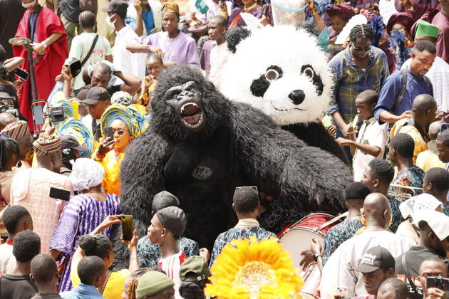 Ojude Oba Festival brings colorful celebrations to Ogun State in Nigeria OGUN STATE, NIGERIA - MAY 29: Traditional Ojude Oba Festival held takes place in honor of the Awujale, the traditional ruler of the Ijebu Kingdom, with residents filling the streets in vibrant traditional attire, in Ogun State in southwestern Nigeria, on May 29, 2026. The festival, symbolizing cultural identity, unity, and togetherness, features music and dancing as participants from different age and social groups join the celebrations. Emmanuel Osodi Anadolu Ogun Nigeria. Editorial use only. Please get in touch for any other usage. Copyright: x2026xAnadoluxEmmanuelxOsodix