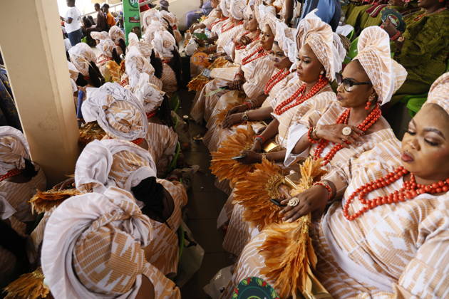 Ojude Oba Festival brings colorful celebrations to Ogun State in Nigeria OGUN STATE, NIGERIA - MAY 29: Traditional Ojude Oba Festival held takes place in honor of the Awujale, the traditional ruler of the Ijebu Kingdom, with residents filling the streets in vibrant traditional attire, in Ogun State in southwestern Nigeria, on May 29, 2026. The festival, symbolizing cultural identity, unity, and togetherness, features music and dancing as participants from different age and social groups join the celebrations. Emmanuel Osodi Anadolu Ogun Nigeria. Editorial use only. Please get in touch for any other usage. Copyright: x2026xAnadoluxEmmanuelxOsodix