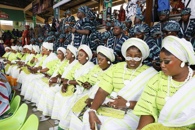 Ojude Oba Festival brings colorful celebrations to Ogun State in Nigeria OGUN STATE, NIGERIA - MAY 29: Traditional Ojude Oba Festival held takes place in honor of the Awujale, the traditional ruler of the Ijebu Kingdom, with residents filling the streets in vibrant traditional attire, in Ogun State in southwestern Nigeria, on May 29, 2026. The festival, symbolizing cultural identity, unity, and togetherness, features music and dancing as participants from different age and social groups join the celebrations. Emmanuel Osodi Anadolu Ogun Nigeria. Editorial use only. Please get in touch for any other usage. Copyright: x2026xAnadoluxEmmanuelxOsodix