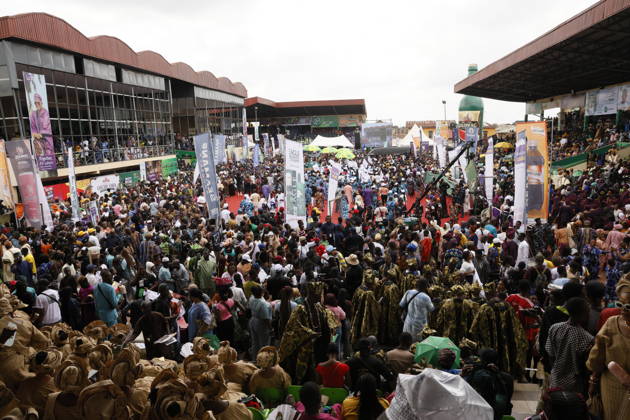 Ojude Oba Festival brings colorful celebrations to Ogun State in Nigeria OGUN STATE, NIGERIA - MAY 29: Traditional Ojude Oba Festival held takes place in honor of the Awujale, the traditional ruler of the Ijebu Kingdom, with residents filling the streets in vibrant traditional attire, in Ogun State in southwestern Nigeria, on May 29, 2026. The festival, symbolizing cultural identity, unity, and togetherness, features music and dancing as participants from different age and social groups join the celebrations. Emmanuel Osodi Anadolu Ogun Nigeria. Editorial use only. Please get in touch for any other usage. Copyright: x2026xAnadoluxEmmanuelxOsodix