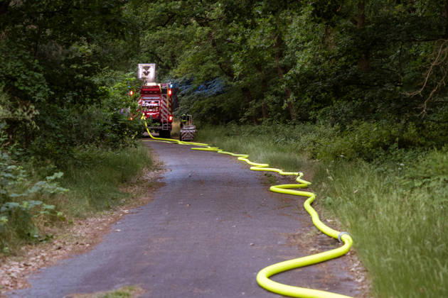Forest fire near Weiterstadt On 29 05 2026, a forest fire broke out in Weiterstadt Gräfenhausen west of the A5 freeway It affected a forest area of around 900 square meters between the Gräfenhausen West servic