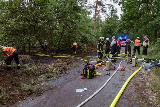 Forest fire near Weiterstadt On 29 05 2026, a forest fire broke out in Weiterstadt Gräfenhausen west of the A5 freeway It affected a forest area of around 900 square meters between the Gräfenhausen West servic