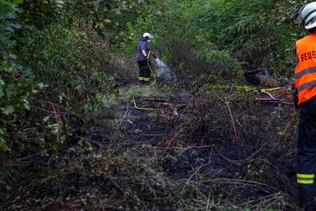 Forest fire near Weiterstadt On 29 05 2026, a forest fire broke out in Weiterstadt Gräfenhausen west of the A5 freeway It affected a forest area of around 900 square meters between the Gräfenhausen West servic