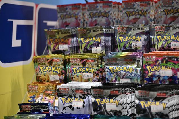 RECORD DATE NOT STATED HONG KONG-DAILY COMIC CON Pokemon card products display at Comic Con 2026 in Hong Kong, May 29, 2026. NEXPHER Kobe Li Hong Kong