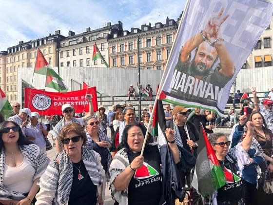Israeli attacks on Palestine and Lebanon were protested in Sweden STOCKHOLM, SWEDEN - MAY 30: Demonstrators, holding banners and flags, gather to protest against Israel s ongoing attacks on the Gaza Strip and Lebanon, on May 30, 2026 in Stockholm, Sweden. Atila Altuntas Anadolu Stockholm Sweden. Editorial use only. Please get in touch for any other usage. Copyright: x2026xAnadoluxAtilaxAltuntasx