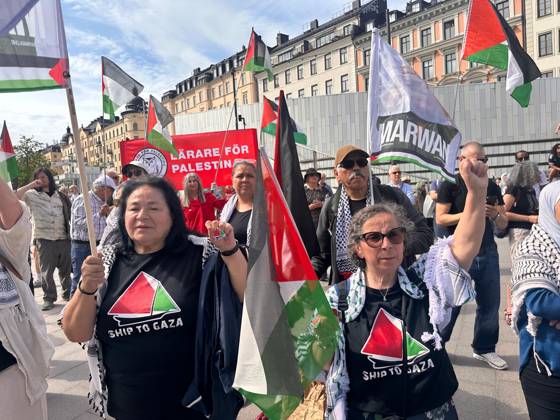 Israeli attacks on Palestine and Lebanon were protested in Sweden STOCKHOLM, SWEDEN - MAY 30: Demonstrators, holding banners and flags, gather to protest against Israel s ongoing attacks on the Gaza Strip and Lebanon, on May 30, 2026 in Stockholm, Sweden. Atila Altuntas Anadolu Stockholm Sweden. Editorial use only. Please get in touch for any other usage. Copyright: x2026xAnadoluxAtilaxAltuntasx