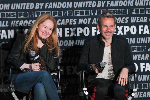 May 30, 2026, Philadelphia, Pennsylvania, United States: Actors MIRANDA OTTO and DOMINIC MONAGHAN, participate in a fan Q&A the Philadelphia FanExpo held at the Philadelphia Convention Center in downtown Philadelphia PA Philadelphia United States - ZUMArf1_ 20260530_zaf_rf1_070 Copyright: xRickyxFitchettx