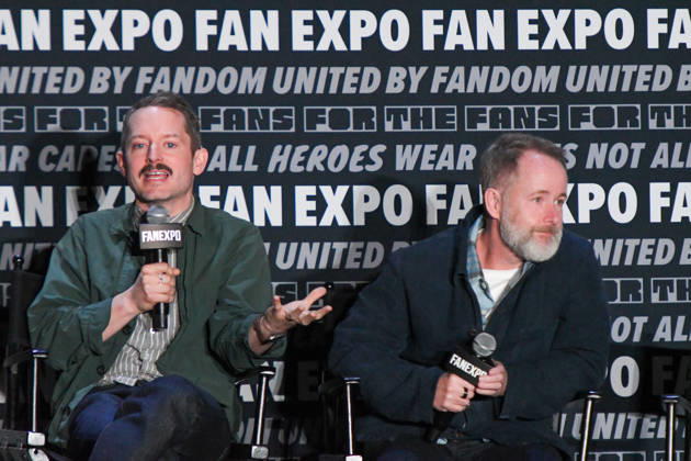 May 30, 2026, Philadelphia, Pennsylvania, United States: Actors ELIJAH WOOD and BILLY BOYD participate in a fan Q&A the Philadelphia FanExpo held at the Philadelphia Convention Center in downtown Philadelphia PA Philadelphia United States - ZUMArf1_ 20260530_zaf_rf1_075 Copyright: xRickyxFitchettx