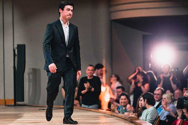Dilshod Narzillaev of Uzbekistan pictured after the final of the 2026 Queen Elisabeth Cello Competition, at the Brussels Bozar concert hall, Saturday 30 May 2026. This year s edition of the competition for career-starting musicians takes place from 4 to 30 May.  EMILExWINDAL 175512761