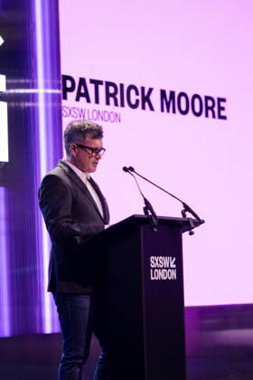 SWSX London 2026 Welcome Address at SXSW London Stage with Mayor of London Sadiq Khan, Francine Lacqua and Patrick Moore, Credit:Ewelina Stachurska Show Me You Ewelina Stachurska Avalon United Kingdom, London, SXSW London Stage, Shoreditch  Copyright: xEwelinaxStachurskaxShowxMexYoux xEwelinaxStachurskax xAvalonx 1107129489