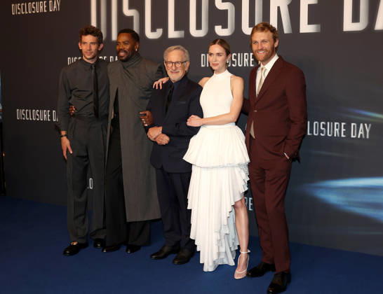 Disclosure Day - Paris Premiere Josh O Connor, Colman Domingo, Steven Spielberg, Emily Blunt and Wyatt Russell attend the Disclosure Day Paris Premiere at Le Grand Rex on June 02, 2026 in Paris, France.  Copyright: xDFYx