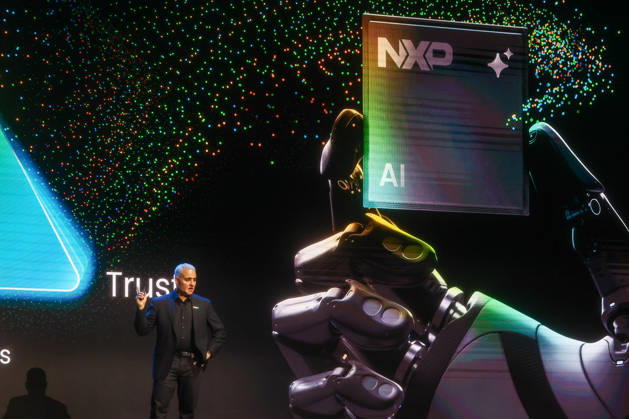 Chipmaker NXP s CEO Rafael Sotomayor gives keynote speech at COMPUTEX TAIPEI 2026 TAIPEI, TAIWAN - JUNE 3: Rafael Sotomayor, the CEO of Europe s third largest semiconductor manufacturer NXP, delivers a keynote speech, during the COMPUTEX TAIPEI trade show, in Taipei, Taiwan, on June 3, 2026. COMPUTEX TAIPEI is one of the world’s largest and most significant trade shows, featuring latest technologies, drones, data centres, Artificial Intelligence (AI) technologies, supercomputers, semiconductors products and other things from major international firms such as Nvidia, Intel, NXP, Foxconn and TSMC. Daniel Ceng Anadolu Taipei Taiwan. Editorial use only. Please get in touch for any other usage. Copyright: x2026xAnadoluxDanielxCengx