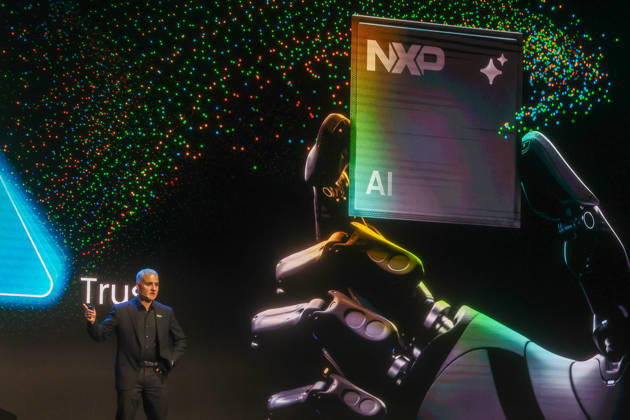Chipmaker NXP s CEO Rafael Sotomayor gives keynote speech at COMPUTEX TAIPEI 2026 TAIPEI, TAIWAN - JUNE 3: Rafael Sotomayor, the CEO of Europe s third largest semiconductor manufacturer NXP, delivers a keynote speech, during the COMPUTEX TAIPEI trade show, in Taipei, Taiwan, on June 3, 2026. COMPUTEX TAIPEI is one of the world’s largest and most significant trade shows, featuring latest technologies, drones, data centres, Artificial Intelligence (AI) technologies, supercomputers, semiconductors products and other things from major international firms such as Nvidia, Intel, NXP, Foxconn and TSMC. Daniel Ceng Anadolu Taipei Taiwan. Editorial use only. Please get in touch for any other usage. Copyright: x2026xAnadoluxDanielxCengx