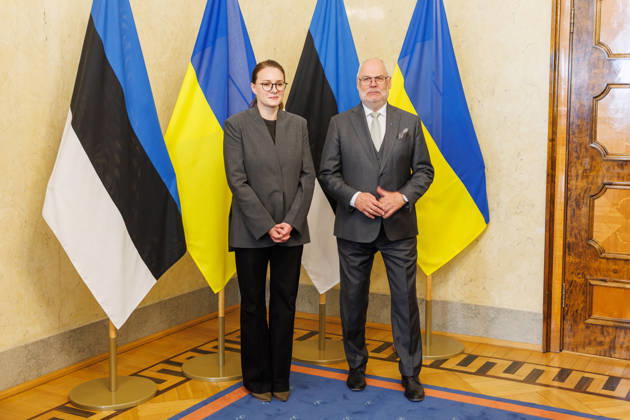 02.06.2026, Tallinn. Ukrainian Prime Minister Yuliia Svyrydenko arrived in Tallinn on her first official visit to Estonia and met with the prime minister and president. Photo Mihkel Maripuu, Postimees Tallinn Harjumaa Estonia 1MM02JUN26P02  Copyright: xMihkelxMaripuux Yuliia Svyrydenko, Alar Karis