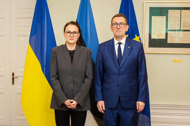 02.06.2026, Tallinn. Ukrainian Prime Minister Yuliia Svyrydenko arrived in Tallinn on her first official visit to Estonia and met with the prime minister and president. Photo Madis Veltman, Postimees Tallinn Harjumaa Estonia 1MV02JUN26F15  Copyright: xMadisxVeltmanx Yuliia Svyrydenko, Kristen Michal