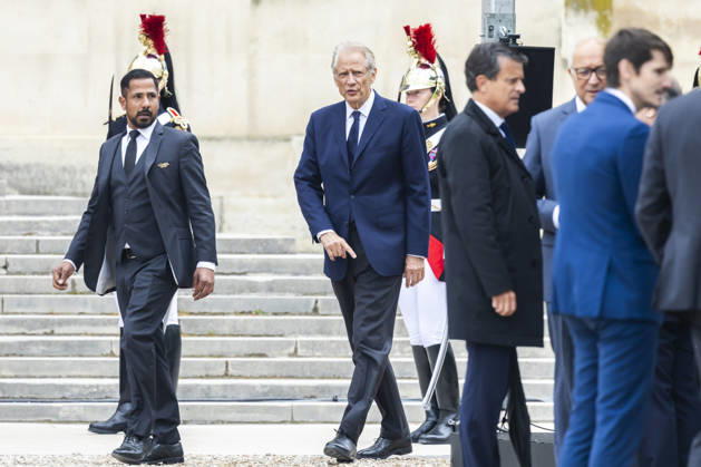 Paris, France June 3, 2026 - National tribute to late French philosopher and sociologist Edgar Morin at the Hotel des Invalides - Dominique de Villepin HOMMAGE NATIONAL, EDGAR MORIN, POLITIQUE  Copyright: xVincentxIsorex