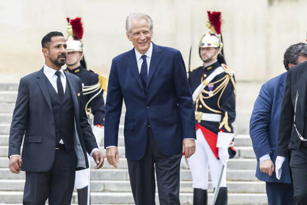 Paris, France June 3, 2026 - National tribute to late French philosopher and sociologist Edgar Morin at the Hotel des Invalides - Dominique de Villepin HOMMAGE NATIONAL, EDGAR MORIN, POLITIQUE  Copyright: xVincentxIsorex