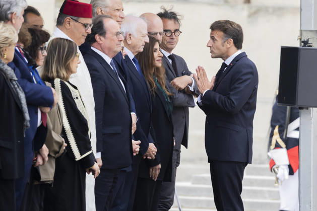 Paris, France June 3, 2026 - National tribute to late French philosopher and sociologist Edgar Morin at the Hotel des Invalides - Emmanuel Macron HOMMAGE NATIONAL, EDGAR MORIN, POLITIQUE  Copyright: xVincentxIsorex