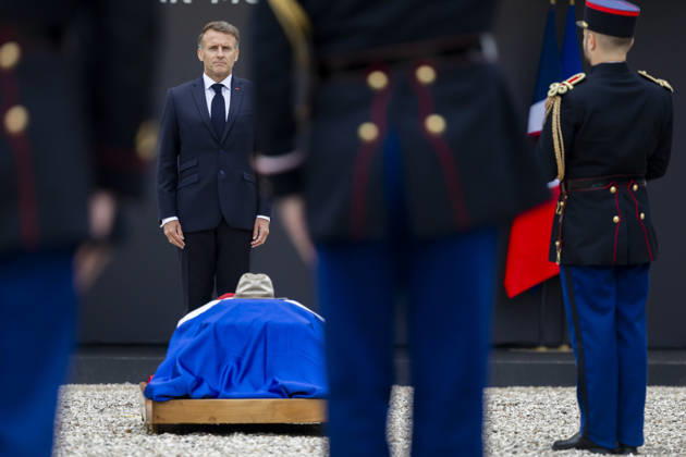 Paris, France June 3, 2026 - National tribute to late French philosopher and sociologist Edgar Morin at the Hotel des Invalides - Emmanuel Macron HOMMAGE NATIONAL, EDGAR MORIN, POLITIQUE  Copyright: xVincentxIsorex