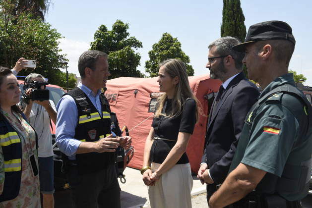 Second day of extinguishing the fire in Los Garres Murcia and has forced preventive evictions The third vice president and Minister for Ecological Transition and the Demographic Challenge, Sara Aagesen, visits the Advanced Command post of the fire in Los Garres, June 2, 2026, in Murcia, Region of Murcia Spain The fire declared yesterday afternoon June 3 in the Murcian districts of Los Garres and Lages caused the activation of the Infomur Plan in emergency phase, in situation two, A total of 250 troops from the Region of Murcia are working in the area, along with local and state resources Units of the Third Intervention Battalion of the Military Emergency Unit UME have gone from their base in Bétera Valencia to help in fighting this fire, a Copyright: xVictorxFernandezx 7568801