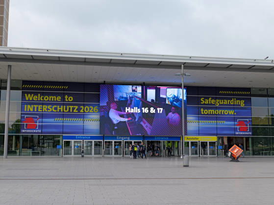 Interschutz 2026 in Hanover North entrance to Interschutz 2026 in Hanover Copyright: xBerndxGüntherx