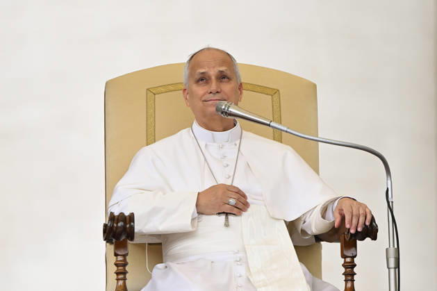 ITALY - POPE LEO XIV DURING HIOS WEEKLY GENERAL AUDIENCE IN ST PETER S SQUARE AT THE VATICAN - 2026 6 3 Italy, Rome, Vatican, 2026 6 3 Pope Leo XIV during his weekly general audience in St. Peter Square at the Vatican - ALESSIA GIULIANI Catholic Press Photo EDITORIAL USE ONLY - NO BOOKS Copyright: xALESSIAxGIULIANIx CPPx