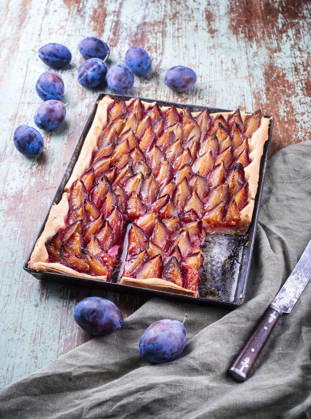 IMAGO Creative, Jahreszeit Sommer, Food, Pflaume pflaumenkuchen,zwetschgendatschi,datschi,zwetschgenkuchen ** plum cake,plum cakes khh-iuv