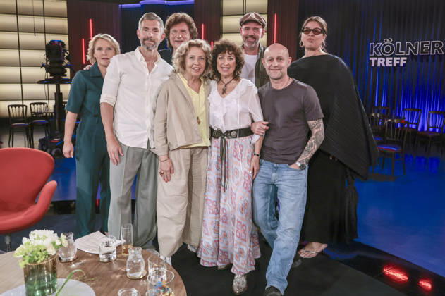 Susan Link, Micky Beisenherz, Olaf Heinz Malolepski, Michaela May, Isabel Varell, Jürgen Vogel, Heinz Willhelm Esser and Yasmine M™Barek at the recording of the WDR talk show Kölner Treff in WDR Studio BS 3 Cologne, 03 06 2026 Foto:xR.xSchmiegeltx xFuturexImagex koelner_treff0306_6601