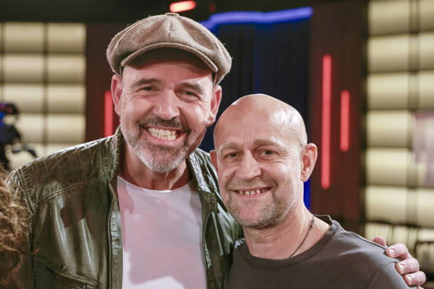 Heinz Willhelm Esser and Jürgen Vogel at the recording of the WDR talk show Kölner Treff in WDR Studio BS 3 Cologne, 03 06 2026 Foto:xR.xSchmiegeltx xFuturexImagex koelner_treff0306_6629