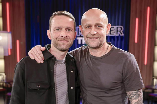 Benjamin Vogel with cousin Jürgen Vogel at the recording of the WDR talk show Kölner Treff in WDR Studio BS 3 Cologne, 03 06 2026 Foto:xR.xSchmiegeltx xFuturexImagex koelner_treff0306_6634