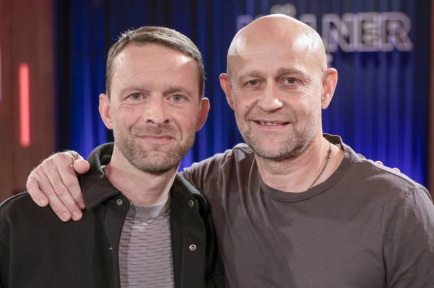 Benjamin Vogel with cousin Jürgen Vogel at the recording of the WDR talk show Kölner Treff in WDR Studio BS 3 Cologne, 03 06 2026 Foto:xR.xSchmiegeltx xFuturexImagex koelner_treff0306_6635