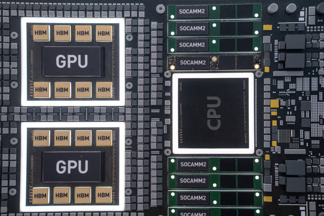 TAIWAN-COMPUTEX A mockup of a CPU and GPU at the SK Hynix booth at Computex 2026 in Taipei, Taiwan, June 4, 2026. NEXPHER Vernon Yuen TAIPEI