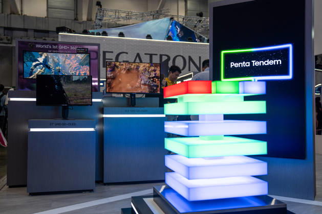 TAIWAN-COMPUTEX A general view showing screens at the Samsung booth at Computex 2026 in Taipei, Taiwan, June 4, 2026. NEXPHER Vernon Yuen TAIPEI