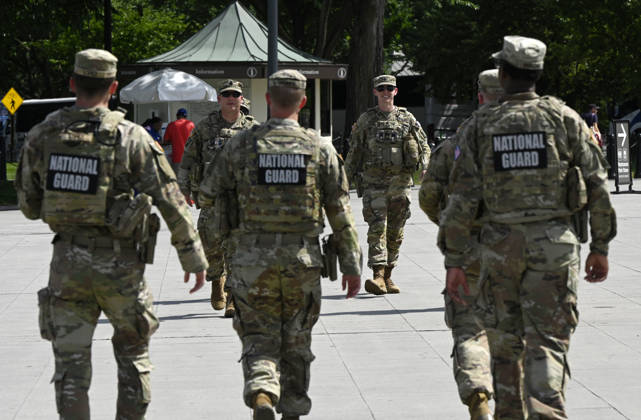 The Pentagon is planning to keep thousands of Guard troops in the nation s capital for the rest of President Trump s second term Members of the National Guard patrol near the Lincoln Memorial on June 4, 2026 in Washington, DC. The Pentagon is planning to keep thousands of Guard troops in the nation s capital for the rest of President Trump s second term. Photo by Olivier Douliery ABACAPRESS.COM Washington DC United States  Copyright: xDoulieryxOlivier ABACAx