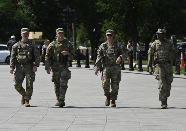 The Pentagon is planning to keep thousands of Guard troops in the nation s capital for the rest of President Trump s second term Members of the National Guard patrol near the Lincoln Memorial on June 4, 2026 in Washington, DC. The Pentagon is planning to keep thousands of Guard troops in the nation s capital for the rest of President Trump s second term. Photo by Olivier Douliery ABACAPRESS.COM Washington DC United States  Copyright: xDoulieryxOlivier ABACAx
