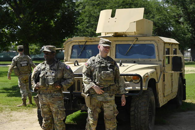 The Pentagon is planning to keep thousands of Guard troops in the nation s capital for the rest of President Trump s second term Members of the National Guard patrol near the Lincoln Memorial on June 4, 2026 in Washington, DC. The Pentagon is planning to keep thousands of Guard troops in the nation s capital for the rest of President Trump s second term. Photo by Olivier Douliery ABACAPRESS.COM Washington DC United States  Copyright: xDoulieryxOlivier ABACAx