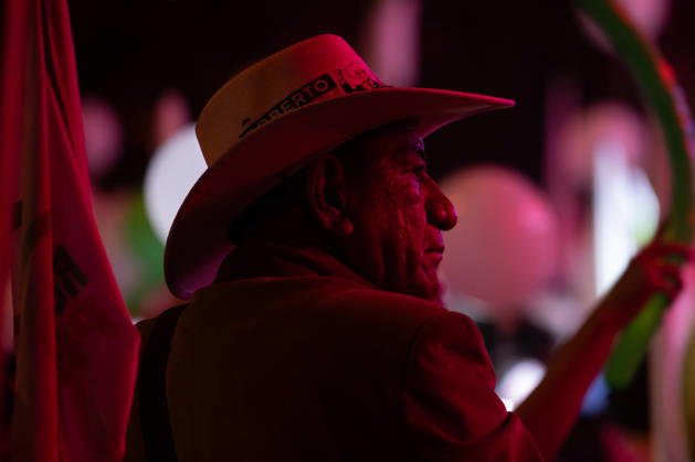 Peru Presidential Elections 2026 LIMA, PERU - JUNE 04: Roberto Sanchez, presidential candidate for Peru from the political party Together for Peru, holds his final campaign closing rally with his supporters at Campo de Marte in Lima, Peru on June 04, 2026. Jorge Cerdan Anadolu Lima Peru. Editorial use only. Please get in touch for any other usage.  Copyright: x2026xAnadoluxJorgexCerdanx