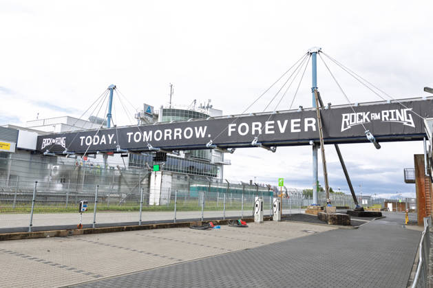 Rock am Ring 2026 04 06 26 First glimpse of the festival site Second arrival day on Thursday, 04 06 2026, for Rock am Ring 2026 at the Nürburgring in the Eifel The three-day music festival will take place from June 5 to 7, 2026 and is one of the largest open-air festivals in Germany Nürburg Nürburgring Rhineland-Palatinate Germany Copyright: xMarcxJohnx