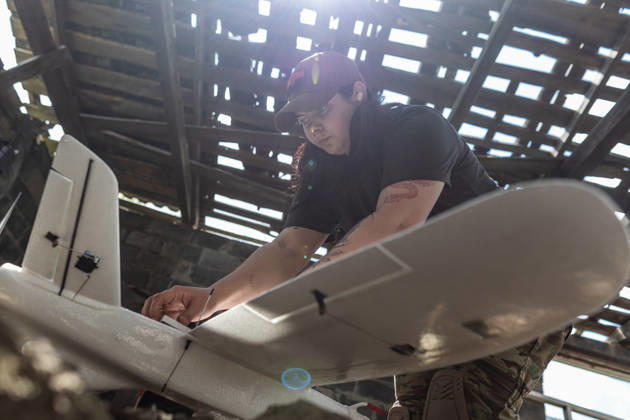 Ukrainian drone unit in Donetsk Oblast DONETSK OBLAST, UKRAINE - JUNE 5: A Ukrainian soldier prepares a reconnaissance drone in the Donetsk Oblast, Ukraine, 5 June 2026 Diego Herrera Carcedo Anadolu Donetsk Ukraine. Editorial use only. Please get in touch for any other usage.  Copyright: x2026xAnadoluxDiegoxHerreraxCarcedox