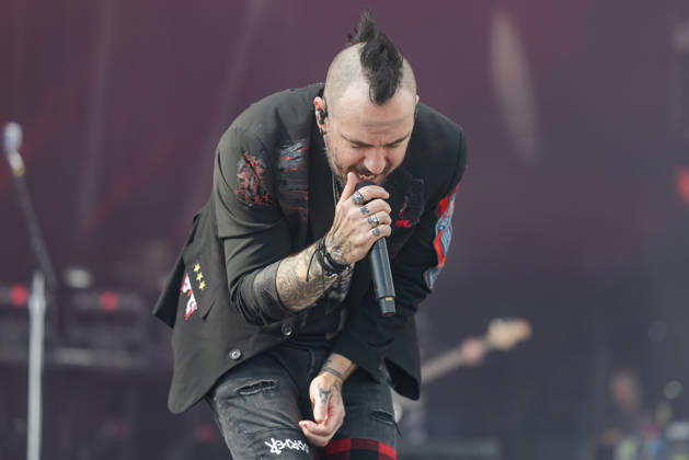 Music festival Rock im Park 2026 THREE DAYS GRACE, Nuremberg, 05 06 2026 Adam Gontier, singer of Three Days Grace, during an intense stage performance The Canadian hard rock band has been one of the most successful representatives of the genre since 2003 Nuremberg Bavaria Germany 20260605-1V9A9392-M4000