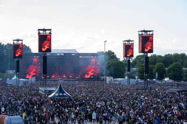 The German metalcore and trancecore band Electric Callboy will be bringing ecstasy to the audience with a high-energy show on the Utopia Stage main stage at Rock im Park 2026 Nuremberg Zeppelinfeld Bavaria Germany