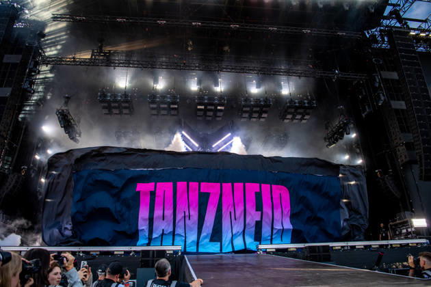 The German metalcore and trancecore band Electric Callboy will be bringing ecstasy to the audience with a high-energy show on the Utopia Stage main stage at Rock im Park 2026 Nuremberg Zeppelinfeld Bavaria Germany