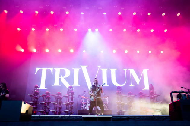 Matthew Heafy vocals, guitar during the performance of the American heavy metal band Trivium as part of the Rock am Ring 2026 festival at the Nürburgring Nürburg Rock am Ring Rheinland Pfalz Germany