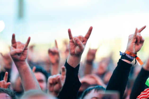Fans during the performance of the American heavy metal band Trivium as part of the Rock am Ring 2026 festival at the Nürburgring Nürburg Rock am Ring Rhineland-Palatinate Germany