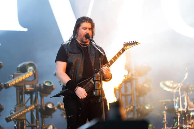 Corey Beaulieu guitar during the performance of the American heavy metal band Trivium as part of the Rock am Ring 2026 festival at the Nürburgring Nürburg Rock am Ring Rheinland Pfalz Germany