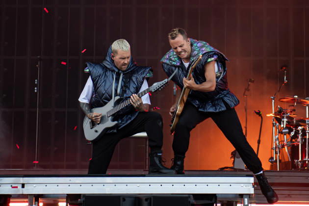The German metalcore and trancecore band Electric Callboy will be bringing ecstasy to the audience with a high-energy show on the Utopia Stage main stage at Rock im Park 2026 Nuremberg Zeppelinfeld Bavaria Germany