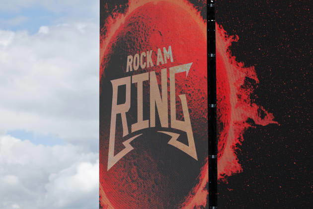 Impression with Rock am Ring logo at Rock am Ring RaR 2026 Rock am Ring is a music festival founded by Marek Lieberberg, which traditionally takes place at the Nürburgring near the town of Adenau in the Eifel It is considered the most traditional rock festival in Germany Nürburg, 05 06 2026 Rhineland Palatinate Germany Copyright: xChristophxHardtx