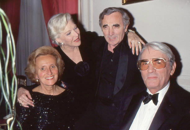 Bernadette Chirac, Wife Of Former French President Jacques Chirac, Dies At 93 Bernadette Chirac, wife of former French President Jacques Chirac, has died at the age of 93. A steadfast supporter throughout her husband’s political career, Bernadette Chodron de Courcel became an influential figure in French public life. She served as a member of the Corrèze General Council and was deeply involved in charitable work. She passed away on Friday at the age of 93. FILE - Undated file photo of Bernadette Chirac, Line Renaud, Charles Aznavour and Gregory Peck. Photo by Patrick Davy ABACAPRESS.COM Paris France  Copyright: xDavyxPatrick ABACAx