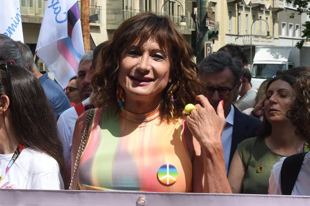 Photo IPP Massimo Rana Turin 06 06 2026 Gay Pride in Turin 20 years after the first exit in the photo vladimir luxuria Italy Photo Press World Copyright